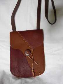 sac plat marron